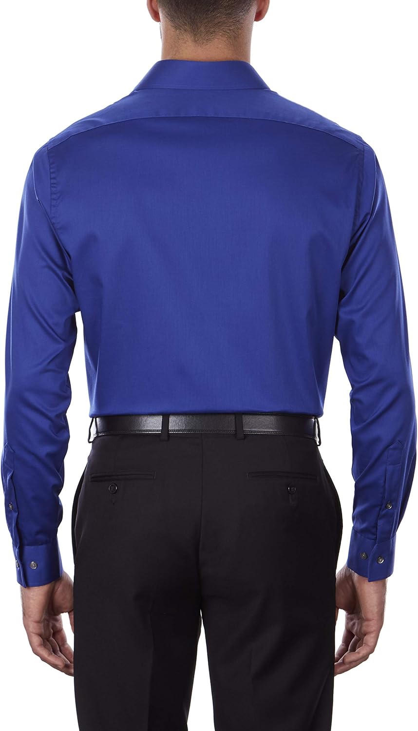 Van Heusen Men's Dress Shirt Regular Fit Flex Collar Stretch Solid at  Men’s Clothing store
