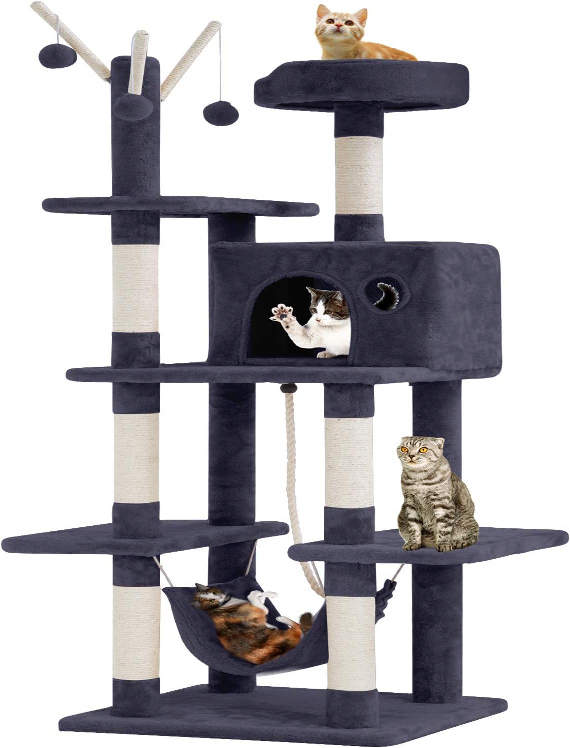 Best cat tower with hammock