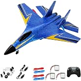 crohorizon RC Planes for Teen Adults Beginner,Foam Remote Control Airplanes | 2Channel Outdoor Toys,14 years and Up Hobby RC Glider Fighter Jet