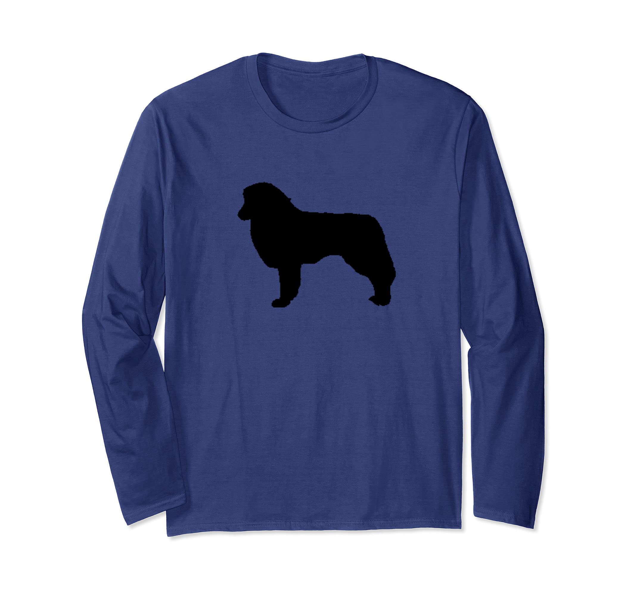 Silhouette of Dog Breed - Shepherd Long Sleeve T-Shirt
