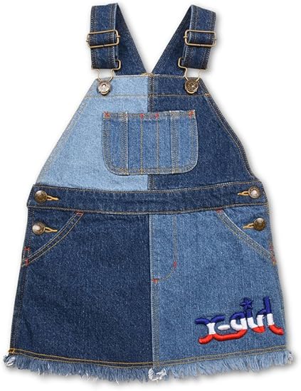 Amazon エックスガール ステージス X Girl Stages デニム切替ジャンスカ 130cm スカート 通販