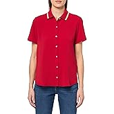 Tommy Hilfiger Womens Short Sleeve Button Up Shirt