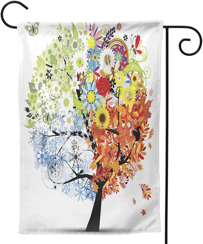 Summer Garden Flag Outdoor Flag, Four Seasons