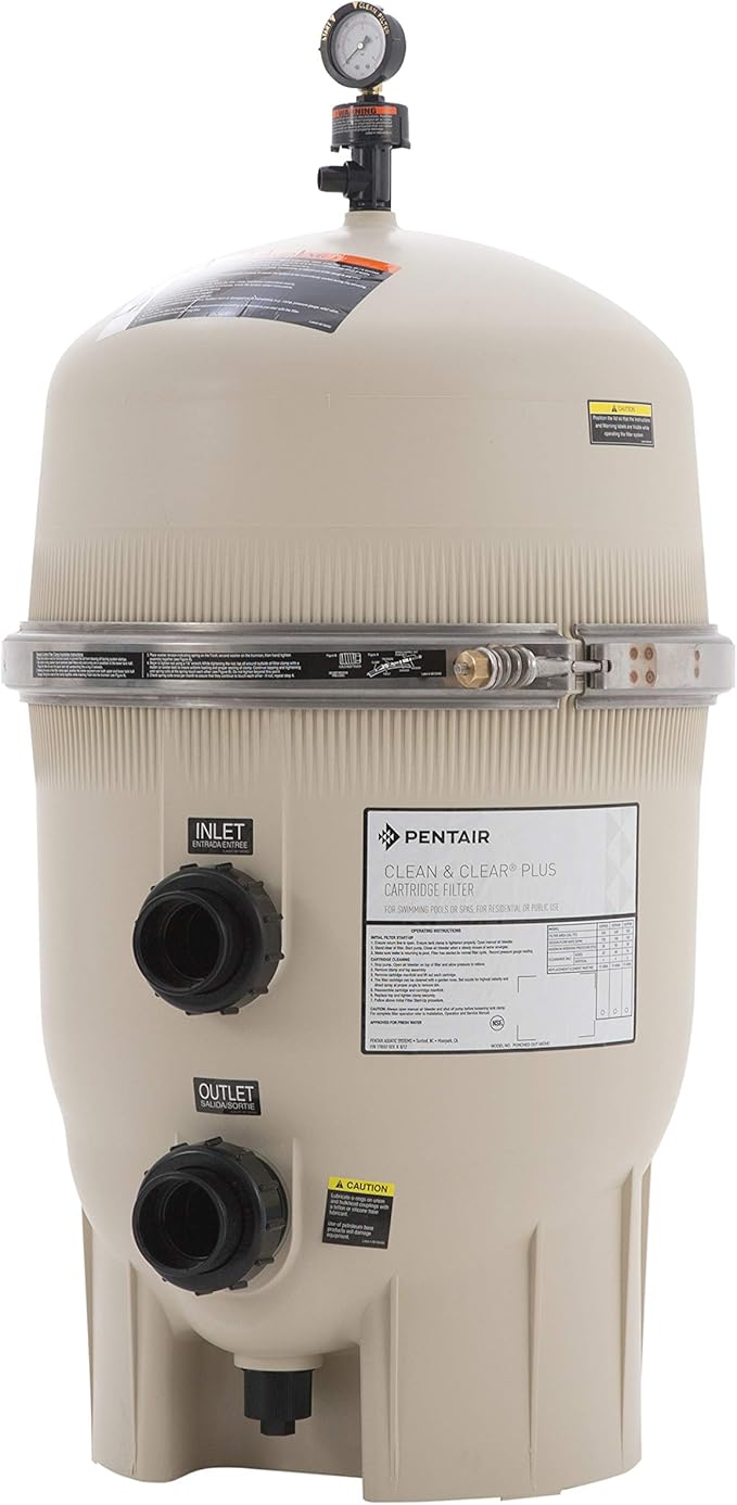 Pentair CCP240 Clean and Clear Plus Pool and Spa Cartridge Filter, 90