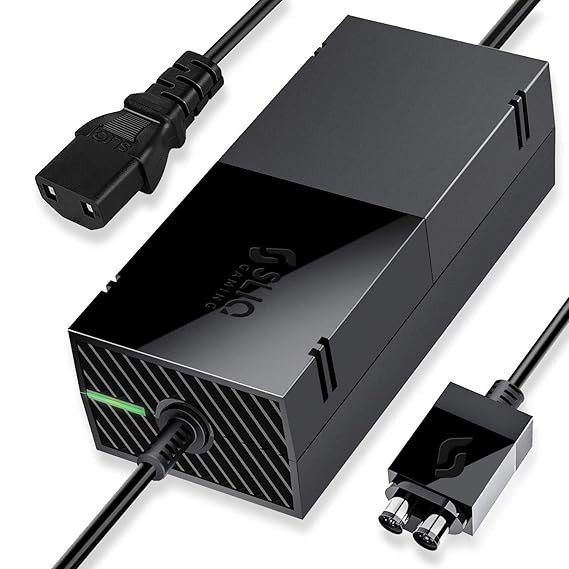 Sliq Official Xbox One Power Supply Adapter Brick with Power Cable