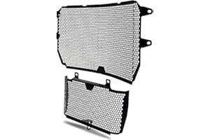 YUANQIAN MT10 Motorcycle Radiator Grille Guard Protector Cover & Oil Guard Kit Compatible with MT10 MT 10 FZ10 FZ 10 MT-10 SP MT10 SP 2016 2017 2018 2019 2020 2021 2022 2023 2024 2025(Black)