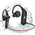 MTYBBYH Swimming Headphones, IPX8 Waterproof Earbuds for Swimming 32GB Swimming MP3 Player Wireless Bluetooth 5.3 in-Ear Waterproof Headset with Mic for Swimming, Cycling, Drving, Gym, Workout