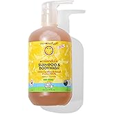 California Kids Shampoo + Body Wash | Calendula | Soothing Skin Care for Kids + Teens| 100% Plant-Based | Lavender Scent | Hypoallergenic | 19 oz