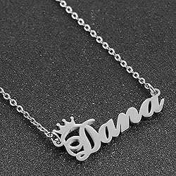 Custom Silver Name Necklace Personalized for