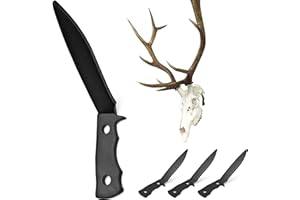 VMSIXVM European Mount Skull Hanger, Stainless Steel Euro Wall Mount Hanger for Deer, Antelope, Coyote and Other Smaller Animals, Heavy Duty Deer Skull Wall Bracket Hooker with Easy Installation Kit