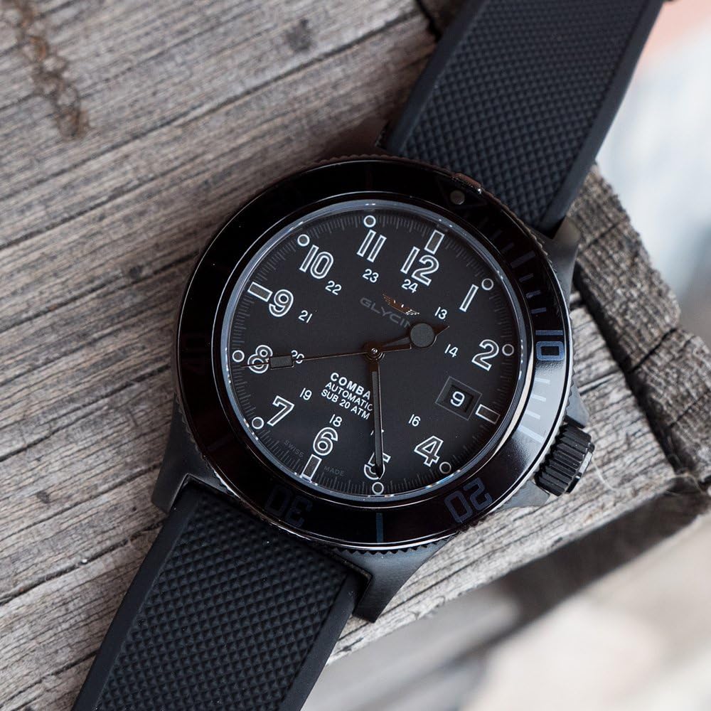 22mm Black - Barton Elite Silicone Watch Bands - Quick Release - Choose Strap Color & Width: Watches