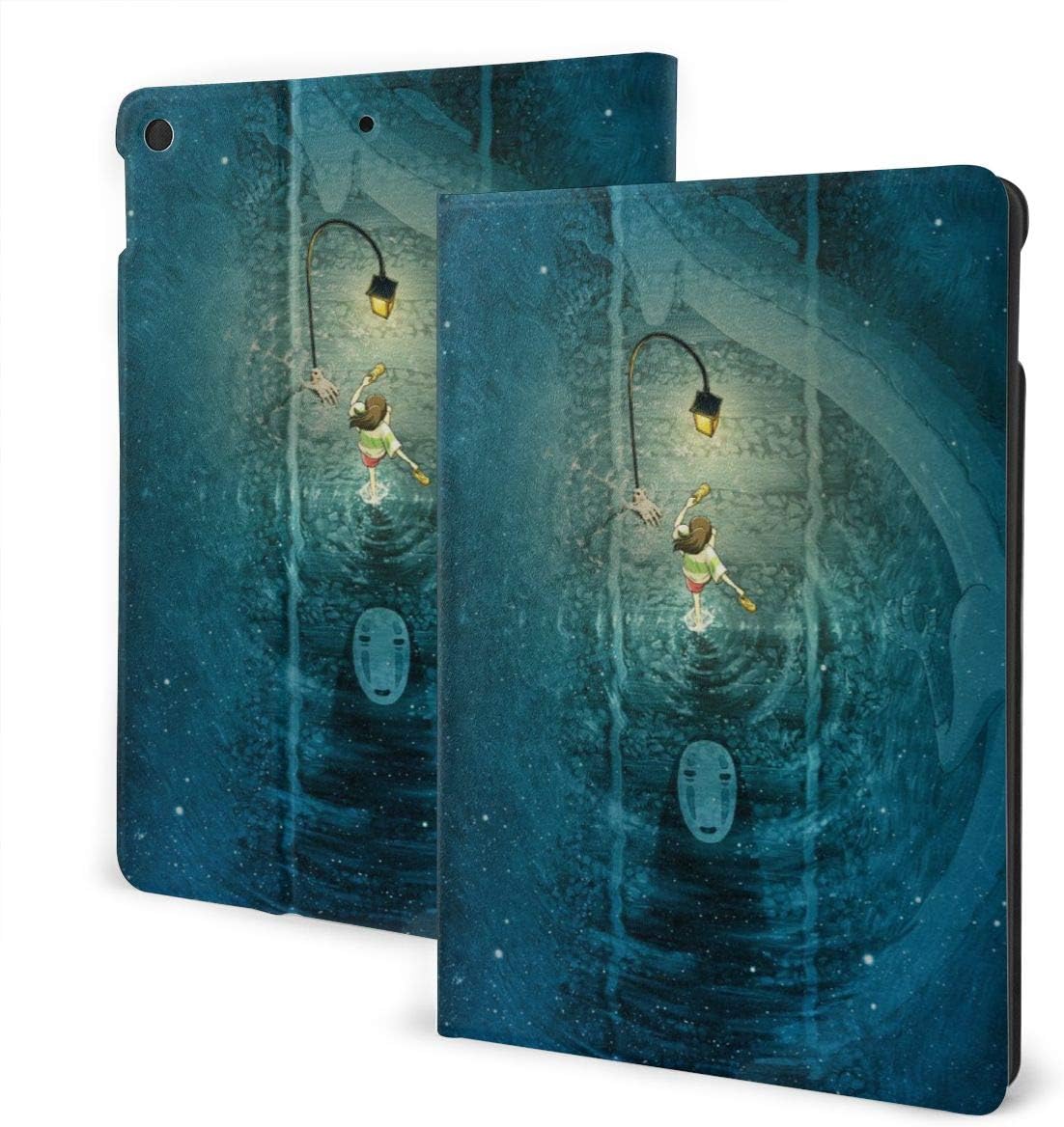 Spirited Away Case Fit IPad 7 Th 10.2 Inch Case with Ultra Slim Lightweight Stand Leather Case/Auto Wake Sleep