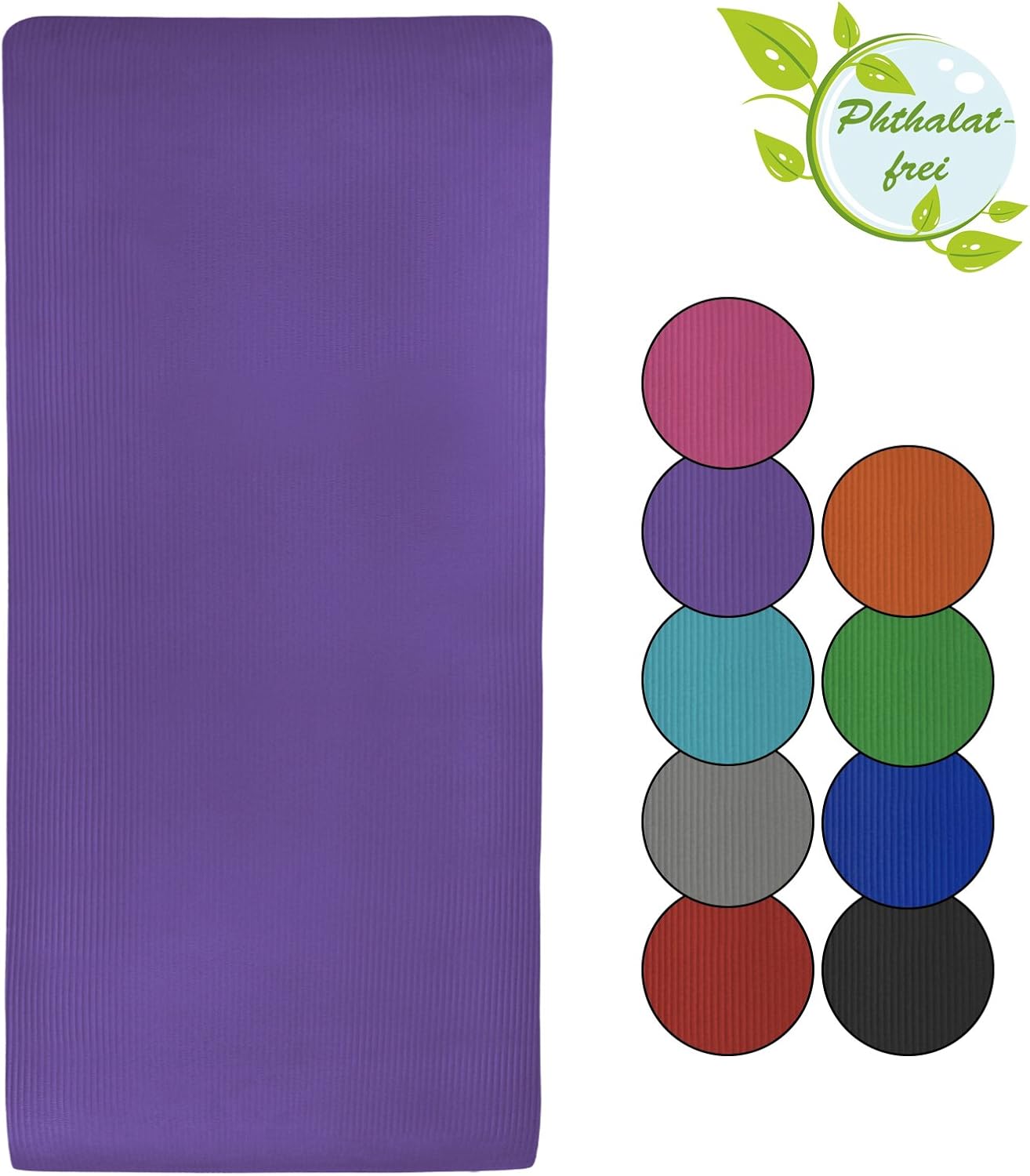 different sizes of yoga mats