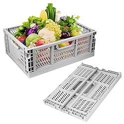 2-Pack Plastic Baskets for Shelf Storage