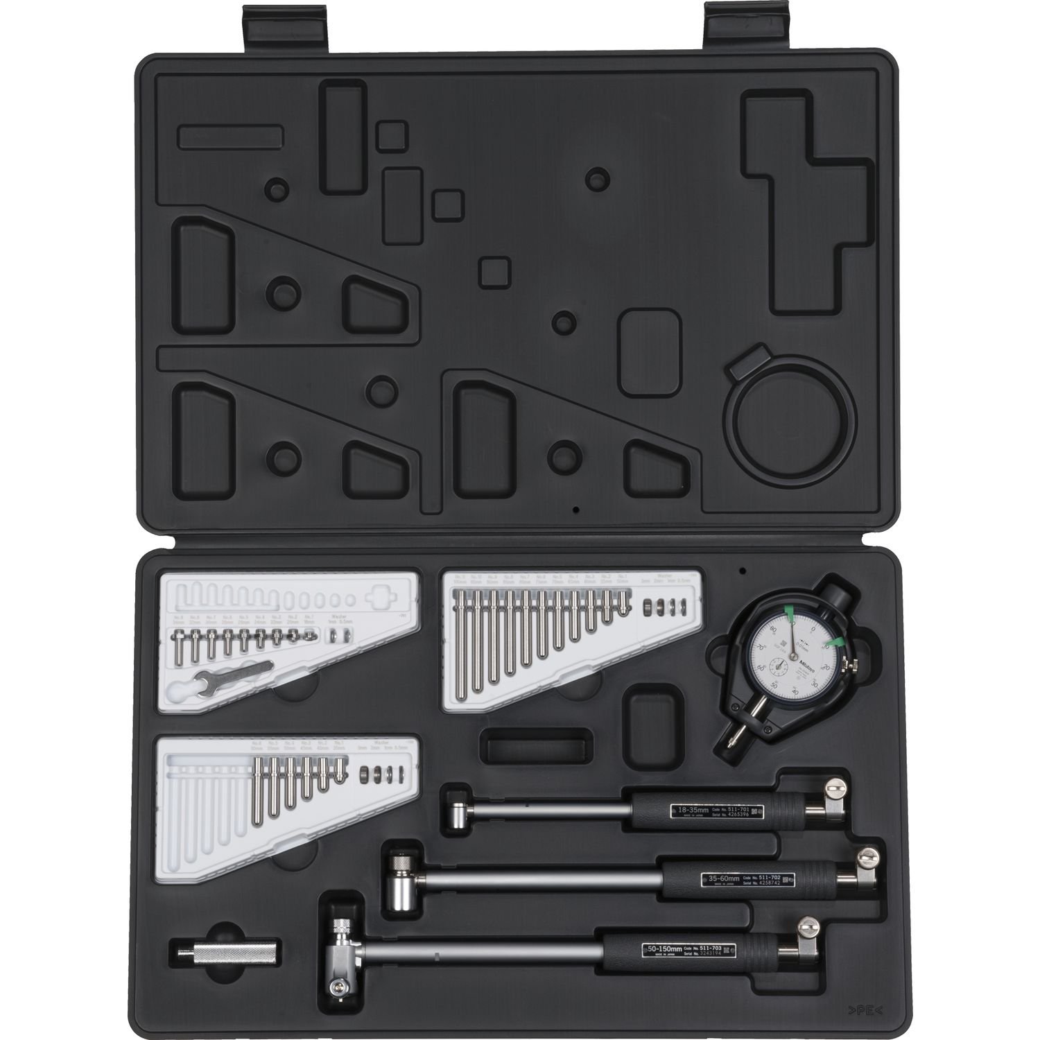 Mitutoyo 511 921 3Point Internal Micrometer Set Measuring Range 18