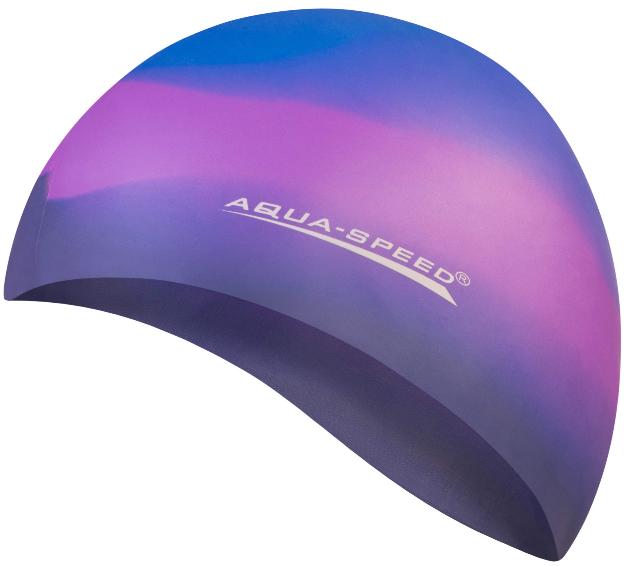 Aqua Speed BUNT Colourful swim cap + microfibre towel | adult | child | swimming cap | silicone | tearproof | waterproof | 23. colourful / 71