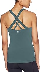 RUNNING GIRL Women's Workout Tank Top,Built in