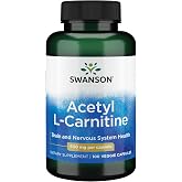 Swanson Acetyl-L-Carnitine Amino Acid, 500 mg, 100 Capsules | Brain and Muscle Support that Helps Protect the Nervous System, Natural Formula Promoting Cognitive Health and Recovery