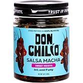 Don Chilio Sweet Heat Salsa Macha Chili Oil, 5 oz. | Ancho &amp; Morita Dried Chili Peppers, Sweet Heat Mexican Flavor inOlive Oil, Keto-Friendly, All-Natural, Vegan, Gluten Free