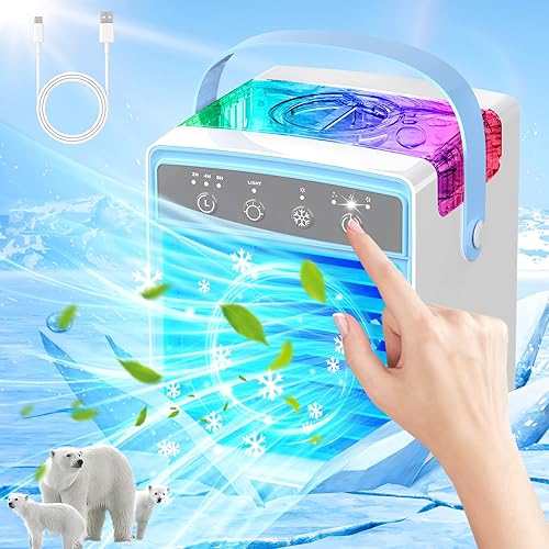 Portable Air Conditioners Fan, Personal Evaporative Air Cooler