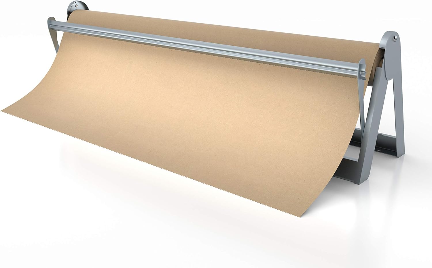 Paper Roll Dispenser and Cutter - Long 36" Roll Paper Holder - Great Butcher Paper Dispenser, Wrapping Paper Cutter, Craft Paper Holder or Vinyl Roll Holder - Wall Mountable : Office Products