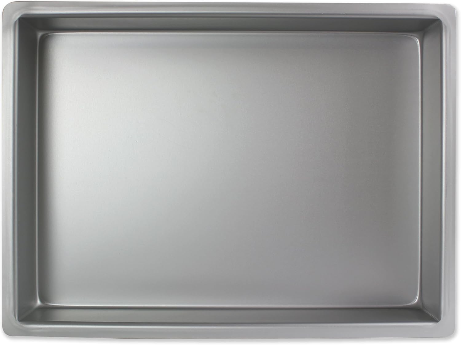 PME OBL10152 Aluminium Oblong Cake Pan 10 x 15 x 2-Inch Deep , Silver, 10 x 15-inch