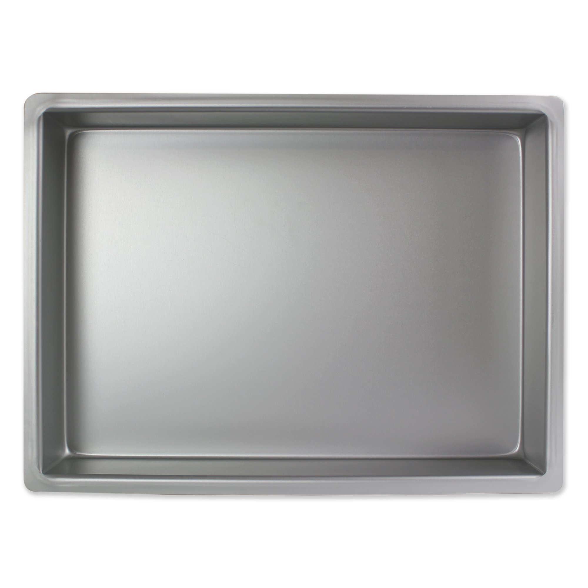 PME Aluminium Oblong Cake Pan 10 x 15 x 4-Inch Deep, Silver