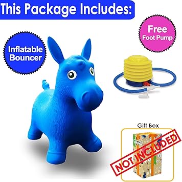 inflatable donkey bouncer
