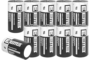 EEMB 10Pack ER26500 C Size 3.6V Lithium Battery High Capacity Li-SOCL₂ Non-Rechargeable Battery LS26500 SB-C01 TL-2200 for Automobile tire Pressure Monitor,Smart Card,Electricity Meter,Wireless Tools