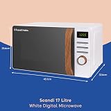 Russell Hobbs RHMD714 17 L 700 W Digital Microwave Scandi White 8 Auto view 2