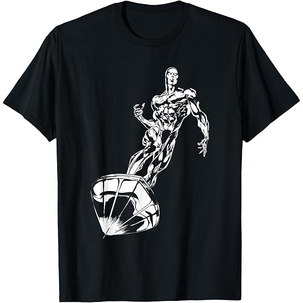 00's Silver Surfer Chrome llic Tシャツ 00's Silver Surfer Chrome Metallic Tシャツ