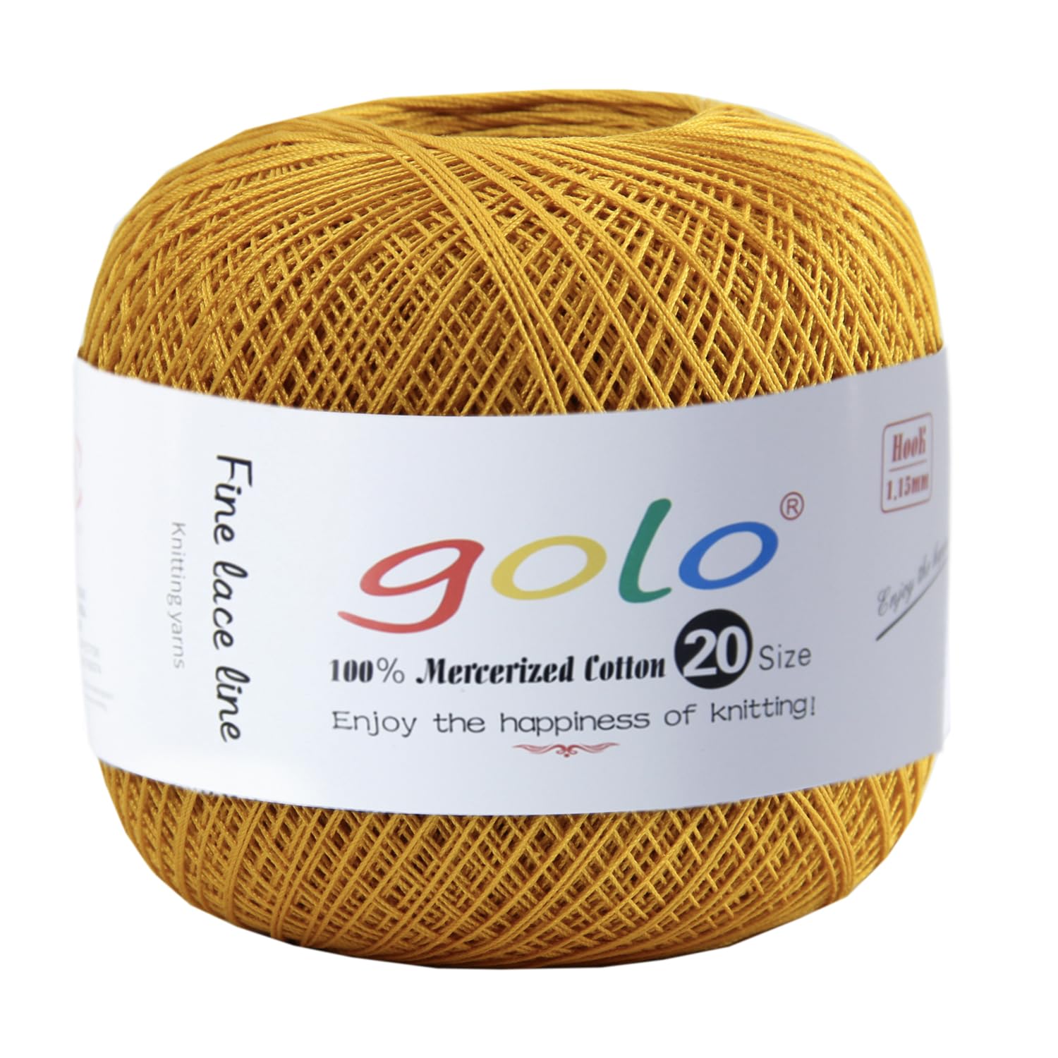 golo Crochet Thread Size 20 Yarn for Hand Knitting Embroidery Thread