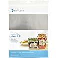 Silhouette America Silver Silhouette Printable Adhesive Foil 8.5"X11" 8/Pkg, 1 Fl Oz (Pack of 1)