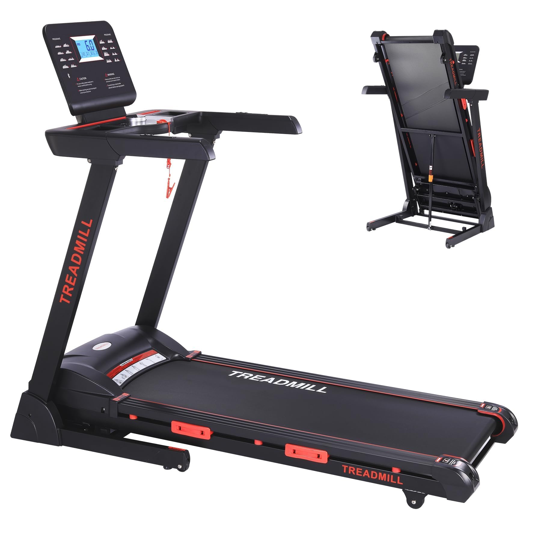Photo 1 of ******PARTS******Folding Treadmill with Auto Incline, 3.5 HP Quiet Brushless Motor, 8.7 MPH, 48" x 18" Running Belt, Shock Absorption, Heart Rate Monitoring, and Easy Storage for Home Office Cardio
