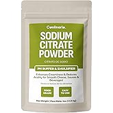 Coolinario Sodium Citrate Powder (4 OZ) pH Buffer &amp; Emulsifier | Food Grade, Enhances Creaminess &amp; Reduces Acidity, Ideal for Smooth Cheese, Sauces, Beverages &amp; Molecular Gastronomy