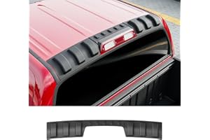 powoq Rear Roof Protector Compatible with 2014-2021 Toyota Tundra Crew Cab Truck Cab Roof Protector TPE Rear Spoiler Replacement for 2014 2015 2016 2017 2018 2019 2020 2021 Toyota Tundra Accessories