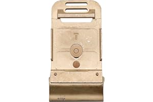 Gear Rack US Military Tan NVG Bracket for Night Vision Goggles Shroud Norotos Used on ECH or ACH/MICH/CVC Helmet Rhino Mount Front Bracket with Screw