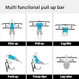 Vivo Technologies Door Frame Pull Up Bar 70-92cm 12-21cm Depth No Drill Foldable view 5
