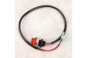 Marine Boat Push Button Start Stop Switch,Acouto Outboard Start Button-Durable Start Stop Switch Keyless Push Button for Mari