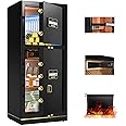 MLJ 8.1 Cu ft Large Home Double Door Anti-Theft Electronic Safe, Waterproof and Fireproof Safe,with Programmable Keypad Lock and Inner Cabinet Lock Box,Protect Valuables Such as Money,Documents