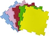 SAFRI Interlocking EVA Foam Play Mat Kids Puzzle Rug 6-Mats - Safe & Non-Toxic view 2