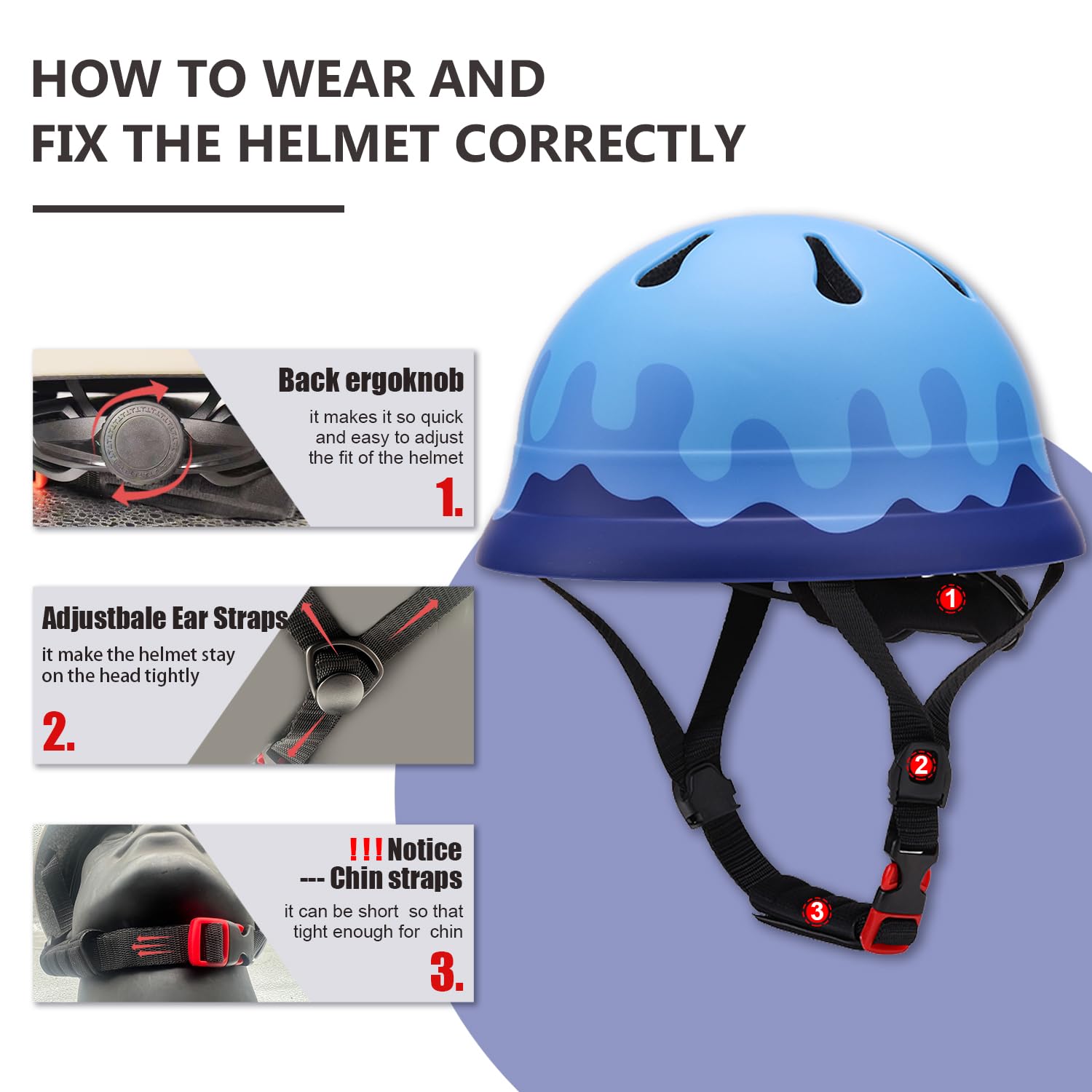 Infant Toddler Bike Helmet Kids Age 1/2/3/4 Years Old,Toddler Helmet Ages 1-4 Adjustable Helmet fire Truck Style Helmet Toddler
