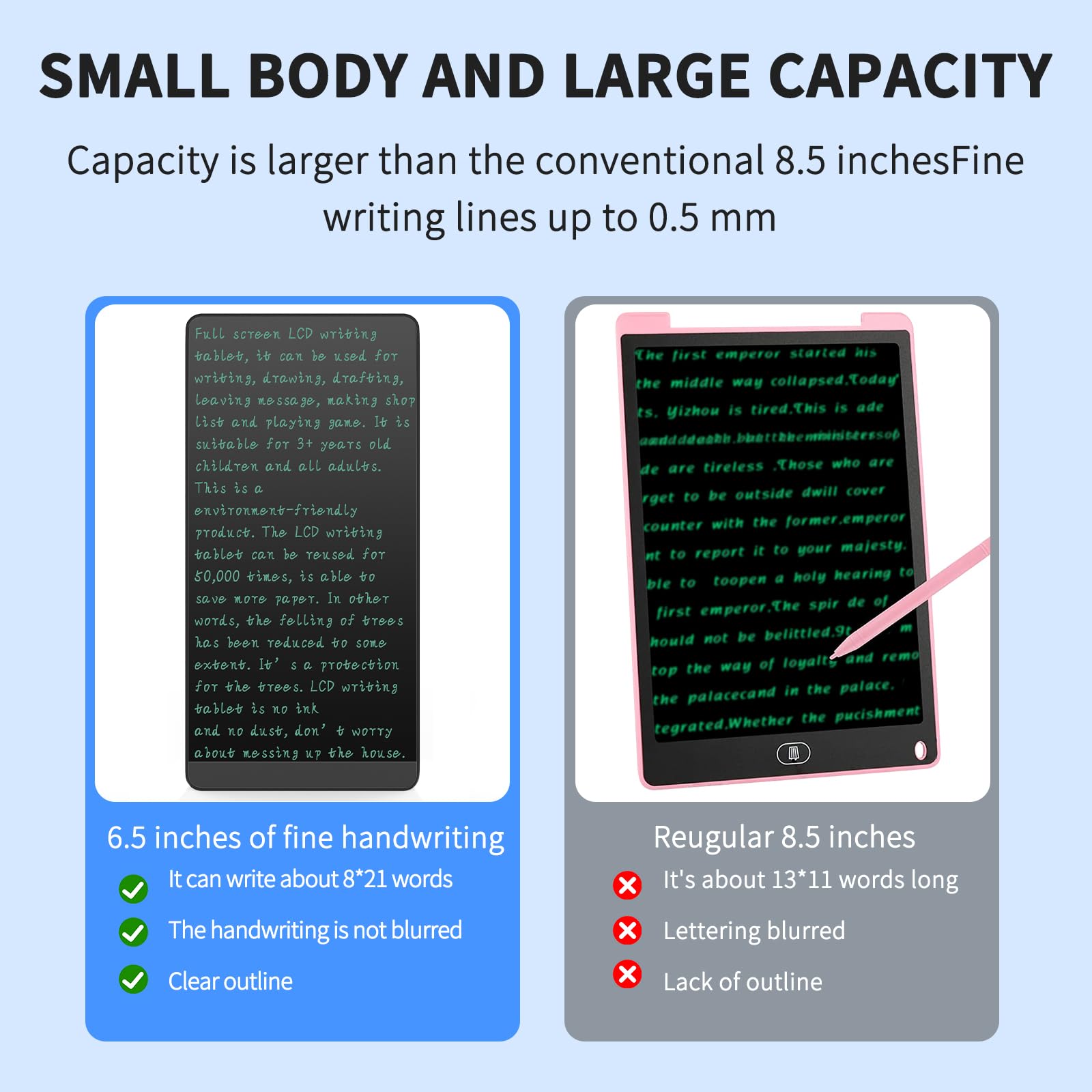 Mua DEEBYCOO LCD Writing Tablet, Full Screen Erasable Digital Notepad ...