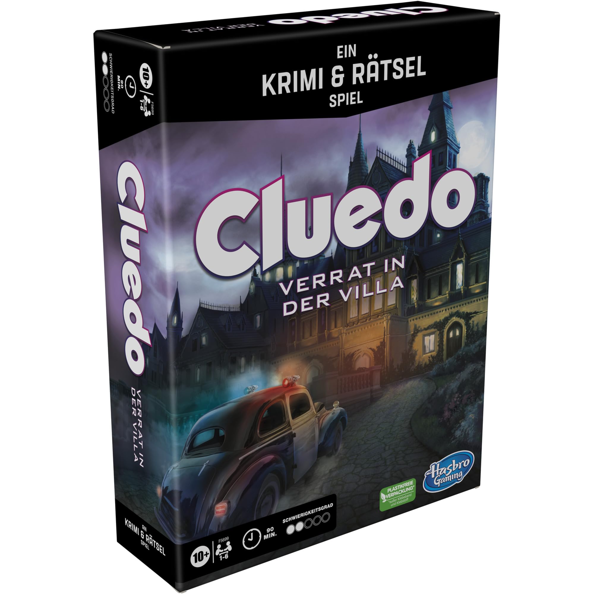 Hasbro Gaming Cleudo betrayal in the villa FLEE FROM THE VILLA AND SOLVE THE CASE