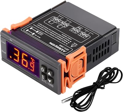 Aideepen STC-1000 Temperature Controller DC 12V 10A NTC Sensor 0-99C