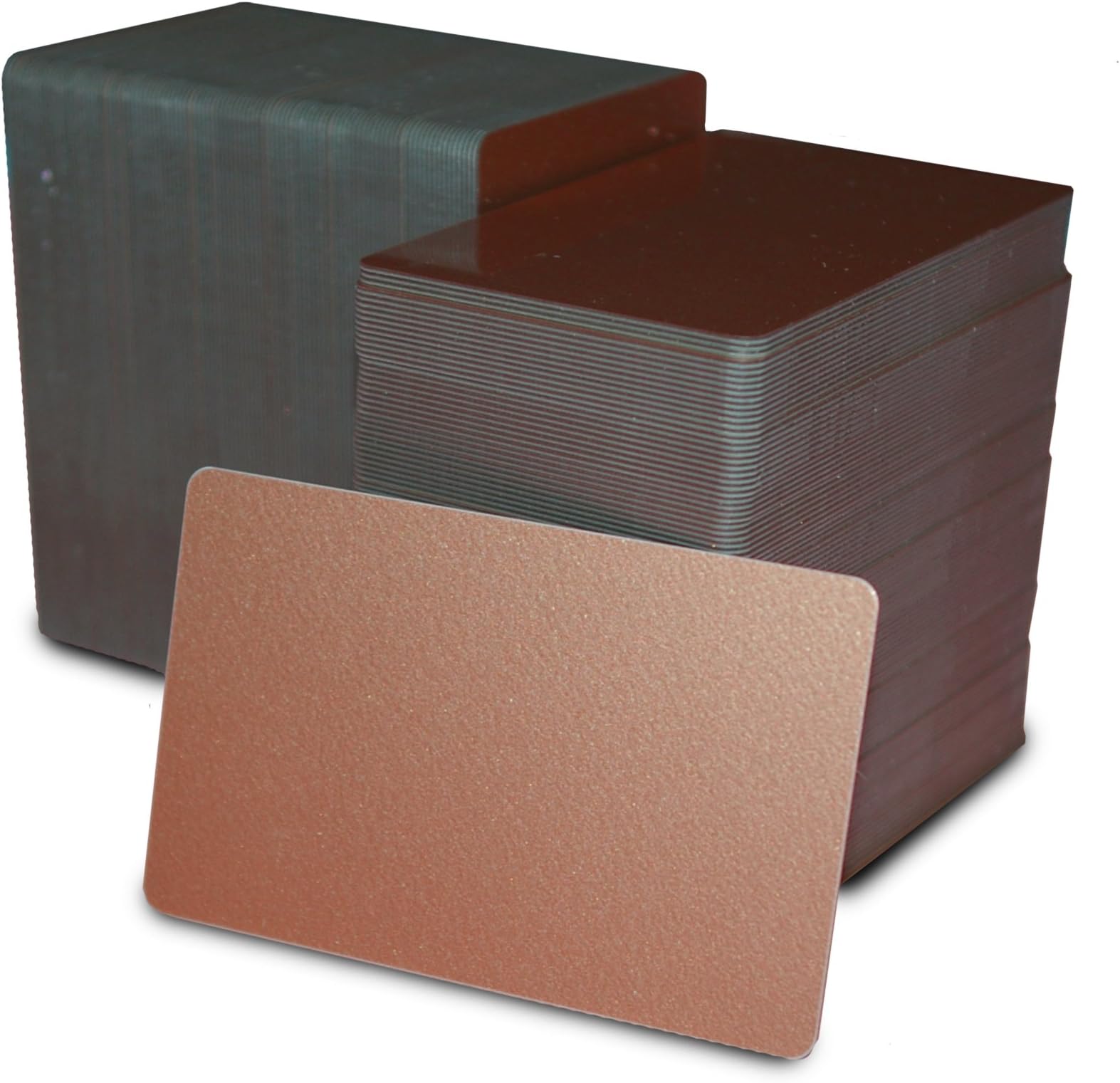 ACB Ltd 10 Blank Copper PVC Plastic ID Cards