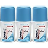Ammens Roll-On Deodorant for Women | Desodorante en Roll-On para Mujer – Alcohol-Free, Antiperspirant, Soft Cotton Scent – Sin Alcohol, Antitranspirante, Aroma Suave a Algodón – 1.76 oz (Pack of 3)
