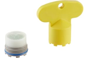 Moen 316711 Eco-Performance Aerator Flow Restrictor 1.5 gpm-Aerator Insert, Laminar Flow