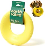 Earth Rated Flying Disc Dog Toy Large 8.7 inch Yellow Floating Saucer view 1