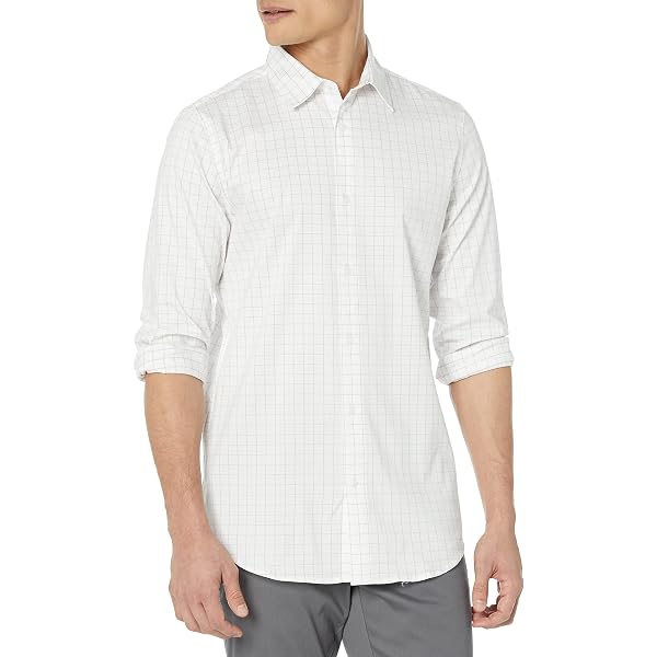 APT 9 Mens Slim-Fit Easy-Care Premier Flex Spread Collar Stretch Dress Shirt  at Amazon Men's Clothing store